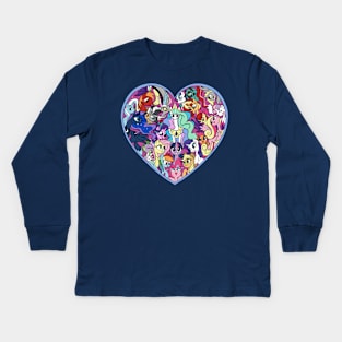 MLP Ensemble Kids Long Sleeve T-Shirt